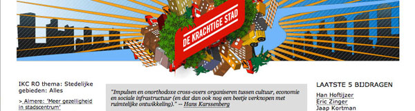de krachtige stad