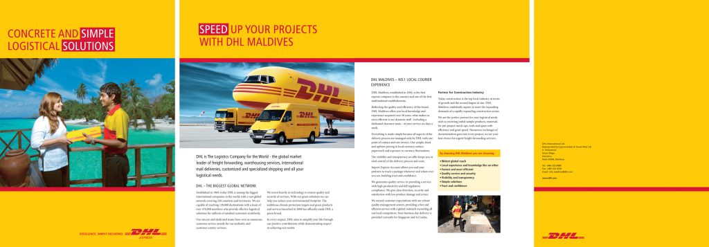 DHL Advertising in Maldives Shahee Ilyas